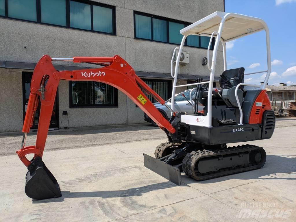 Kubota KX 36-3 Minigravere <7t