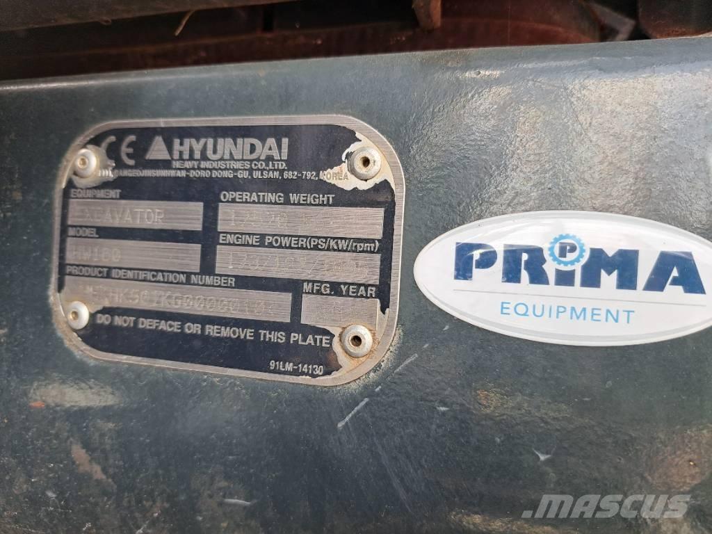 Hyundai HW 160 Hjulgravere