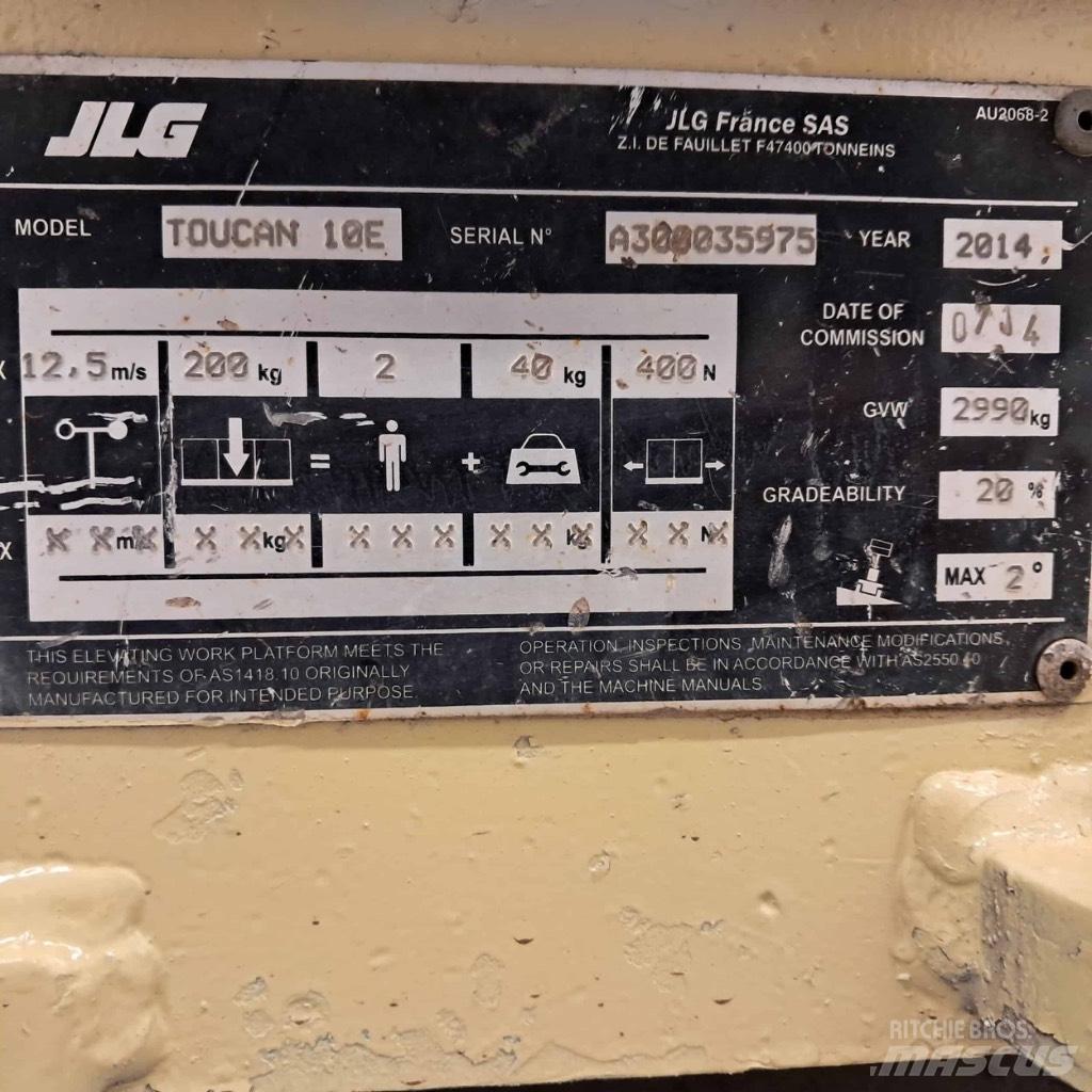 JLG Toucan 10 E Personløftere