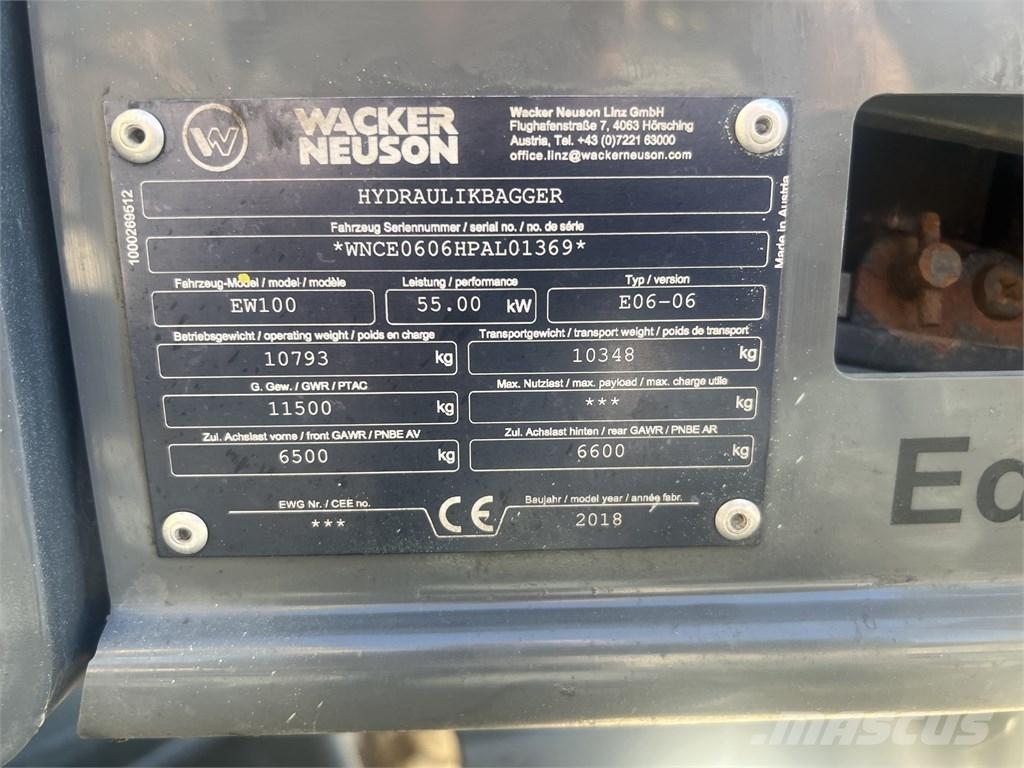 Wacker Neuson EW 100 Hjulgravere