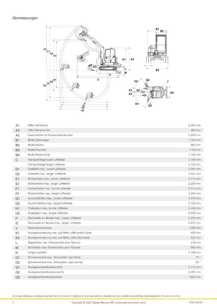 Wacker Neuson ET 42 Beltegraver