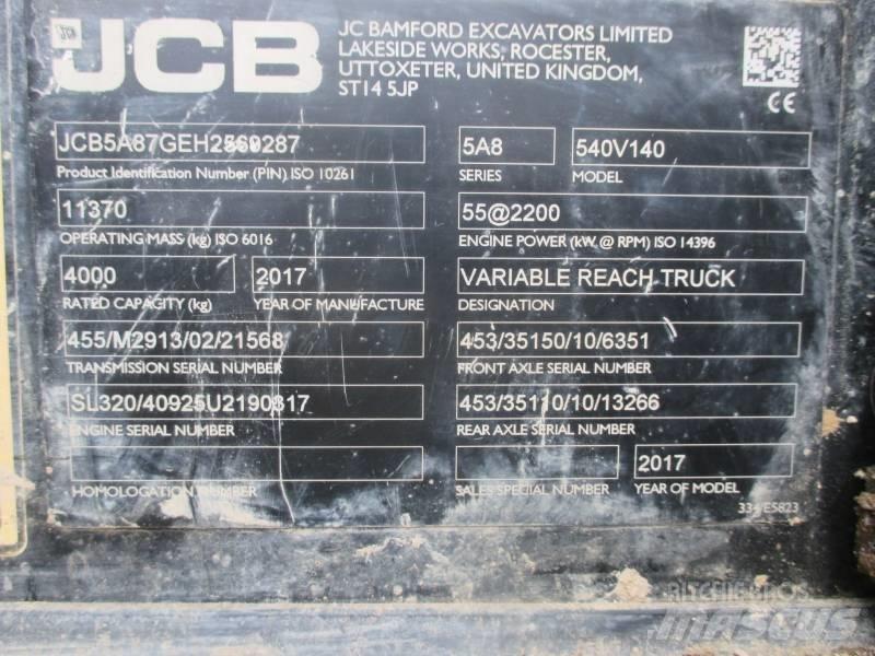 JCB 540-140 Teleskoplastere