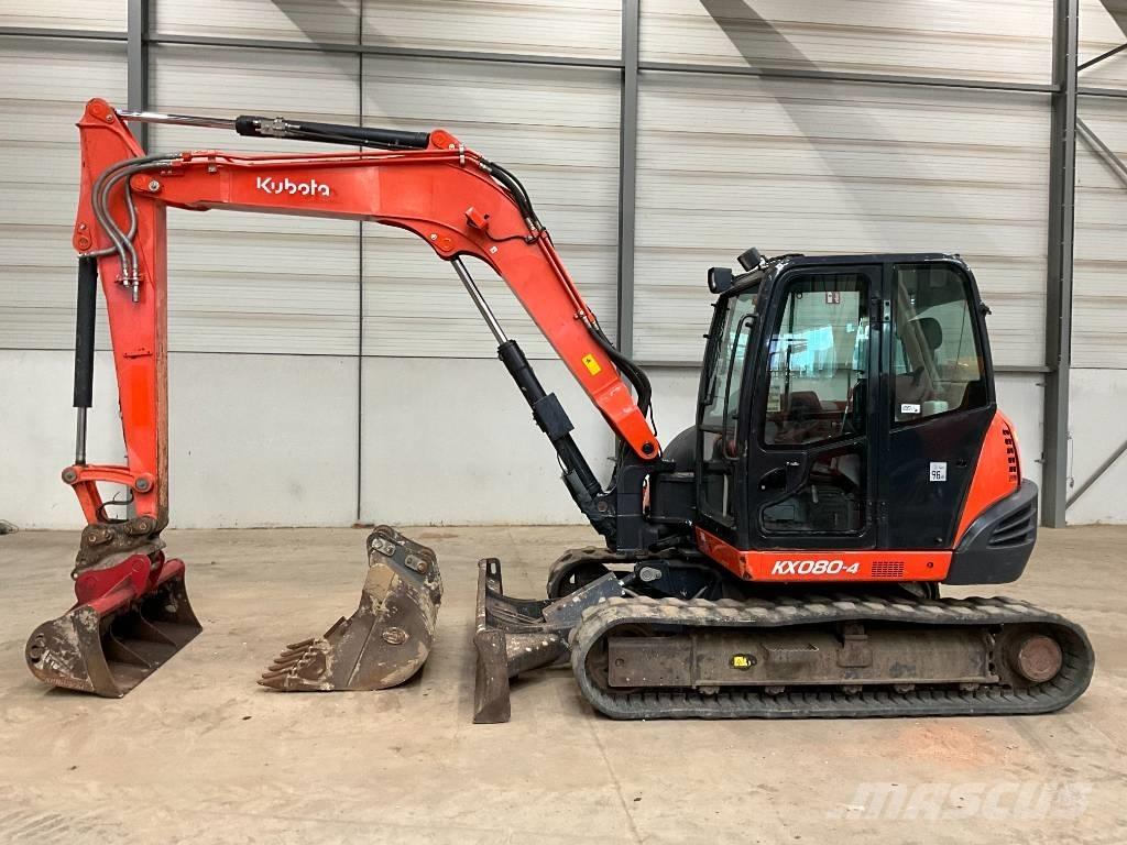 Kubota KX 080-4 Midigravere 7 - 12t