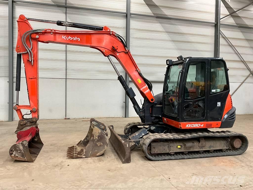 Kubota KX 080-4 Midigravere 7 - 12t