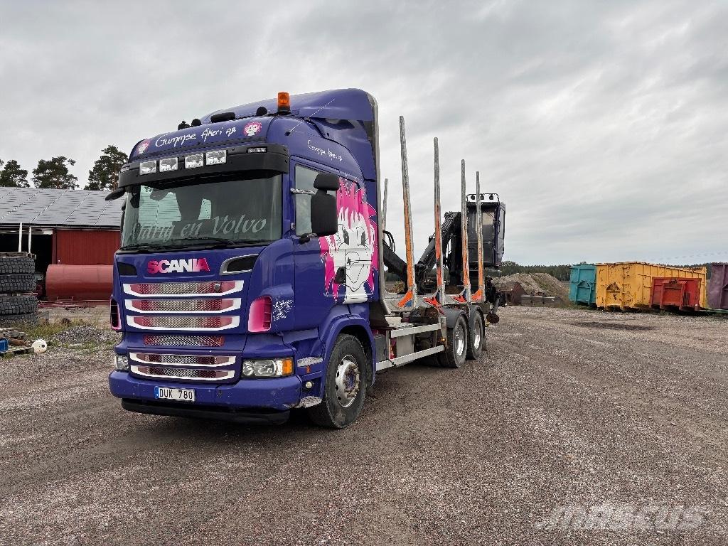 Scania 560. 6x4 Tømmerbiler