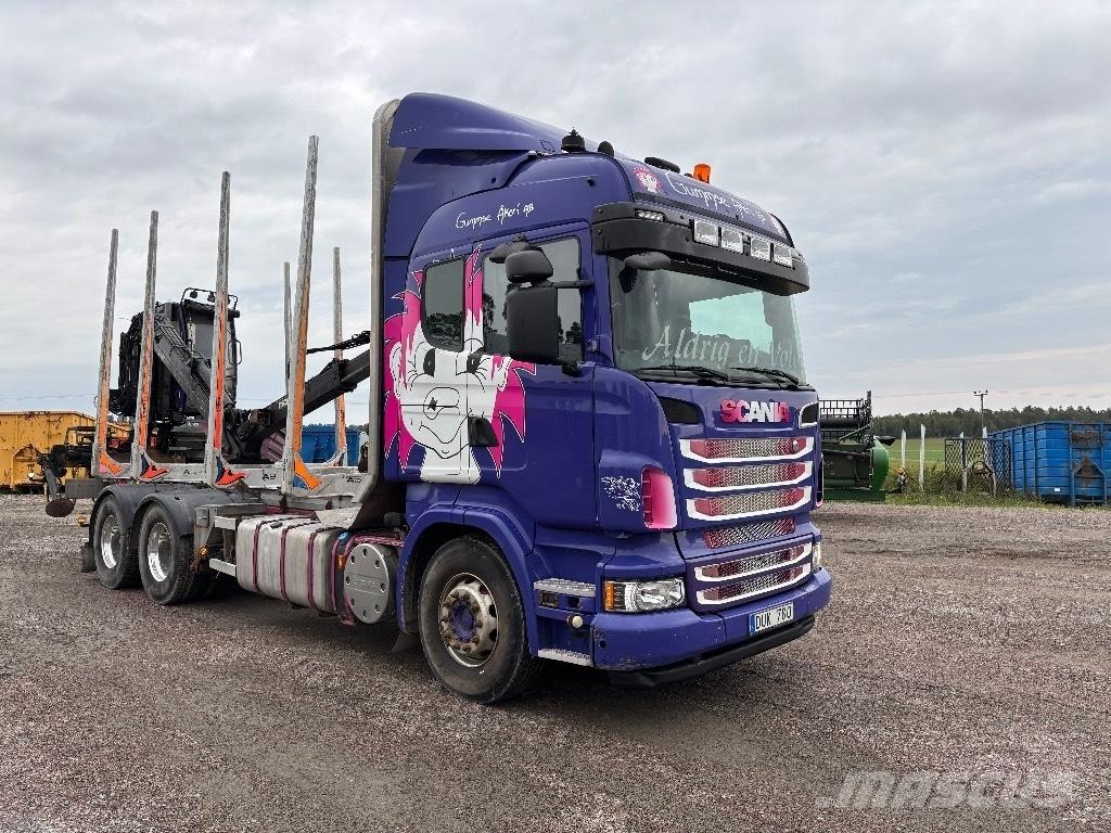 Scania 560. 6x4 Tømmerbiler