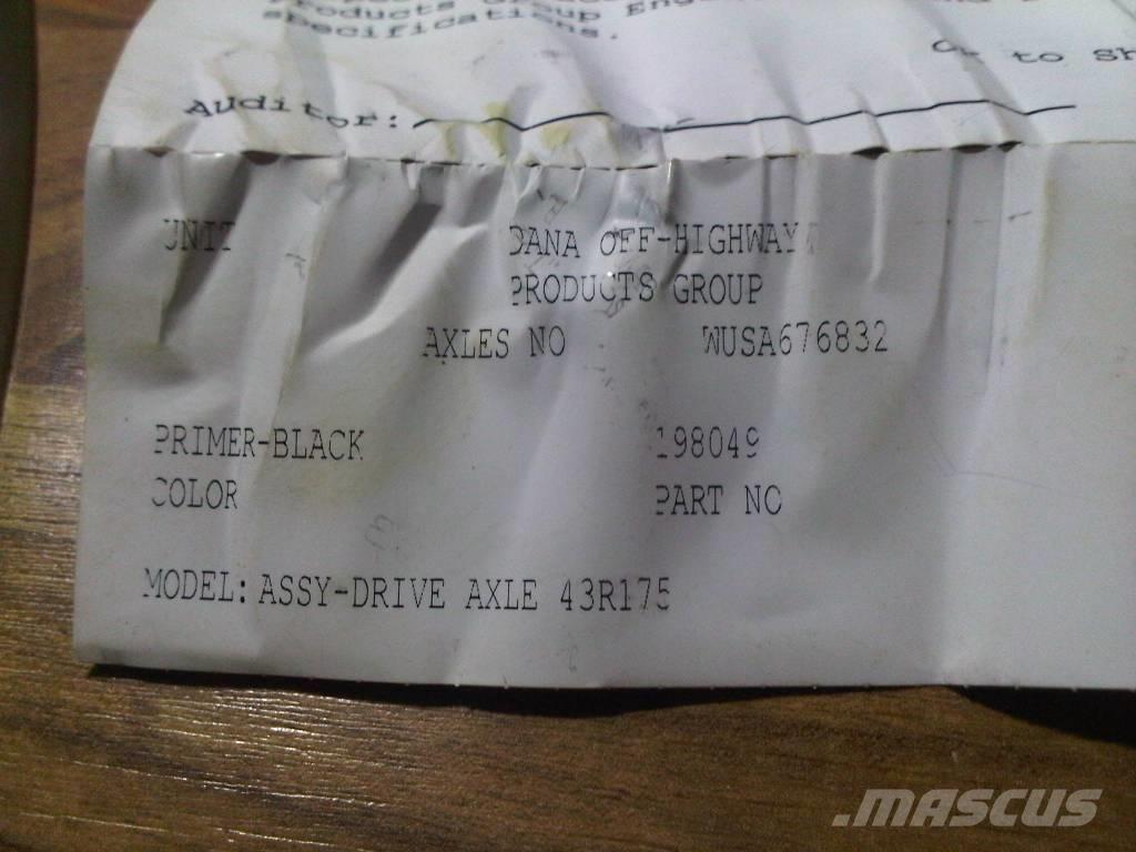  Dana Spicer 43R175 Aksler