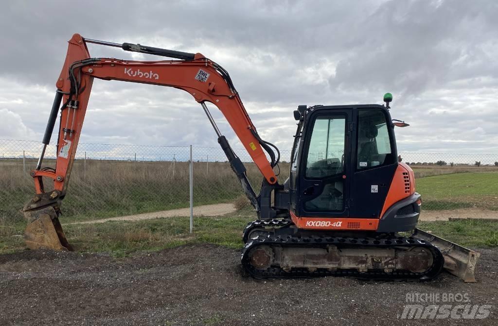 Kubota KX 080-4 Midigravere 7 - 12t