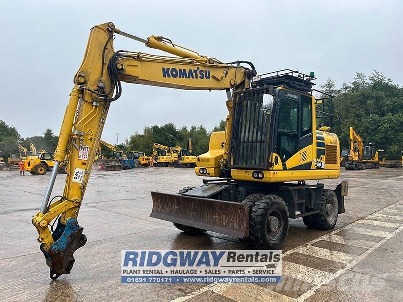 Komatsu PW 160 Hjulgravere