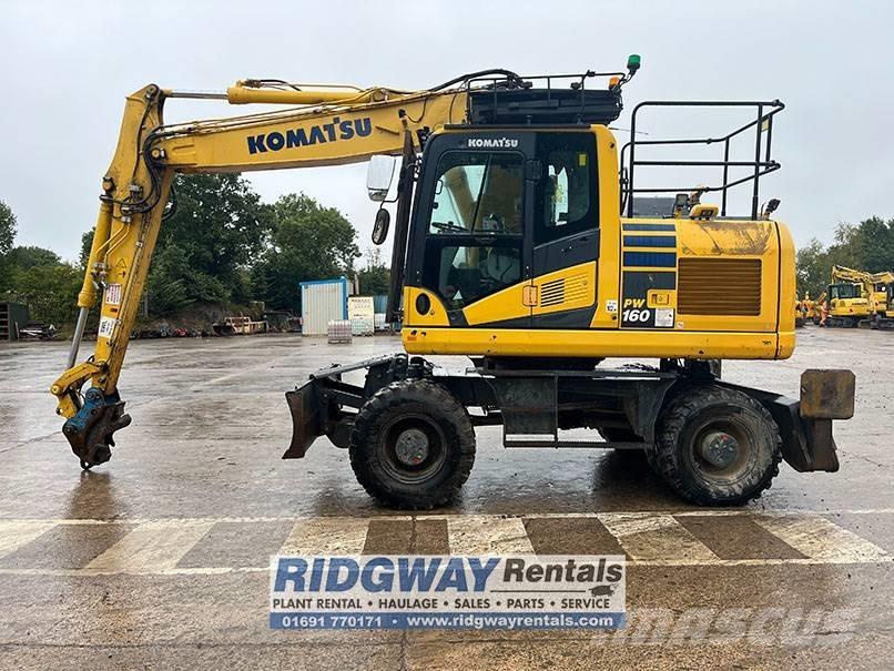 Komatsu PW 160 Hjulgravere