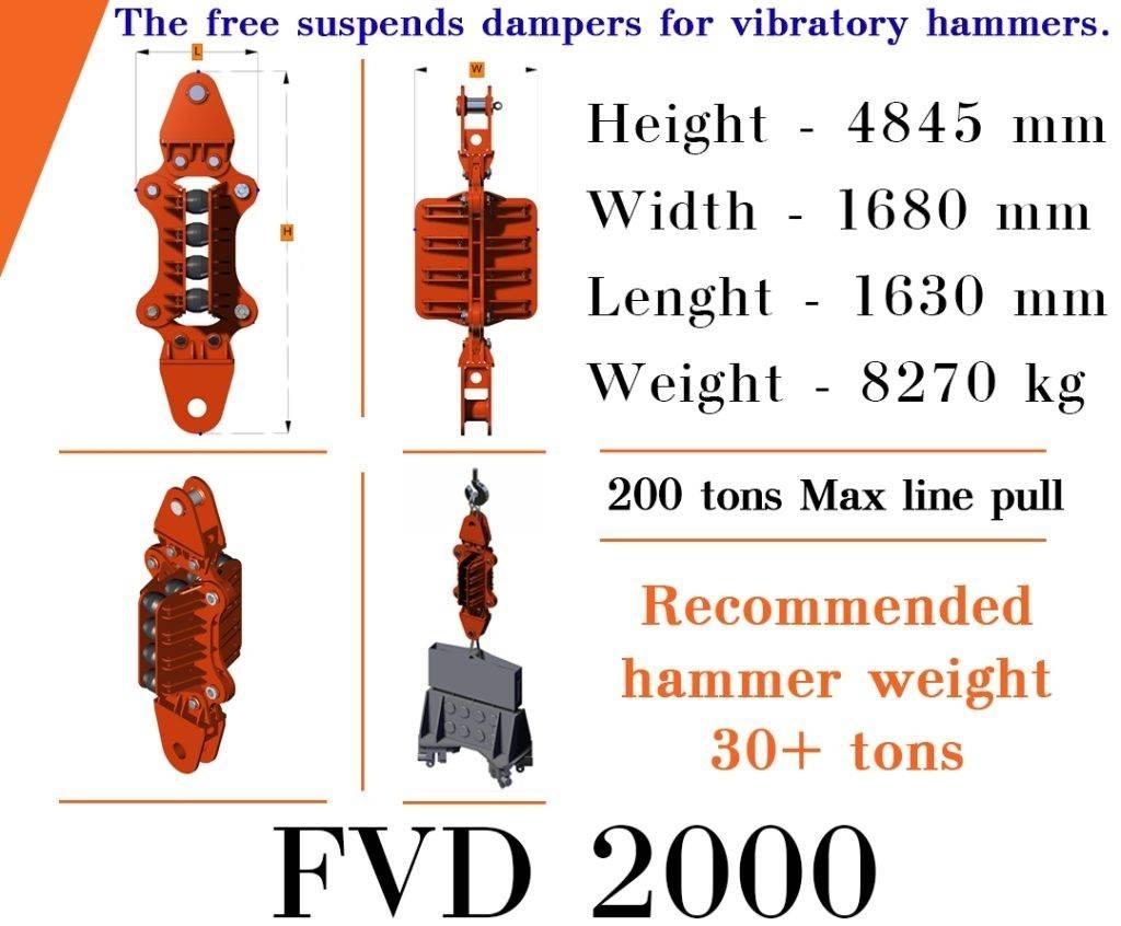 Finaros FVD 2000 Hydrauliske pælehammere