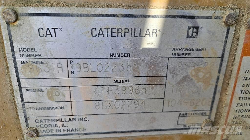 CAT 963 B Beltelastere