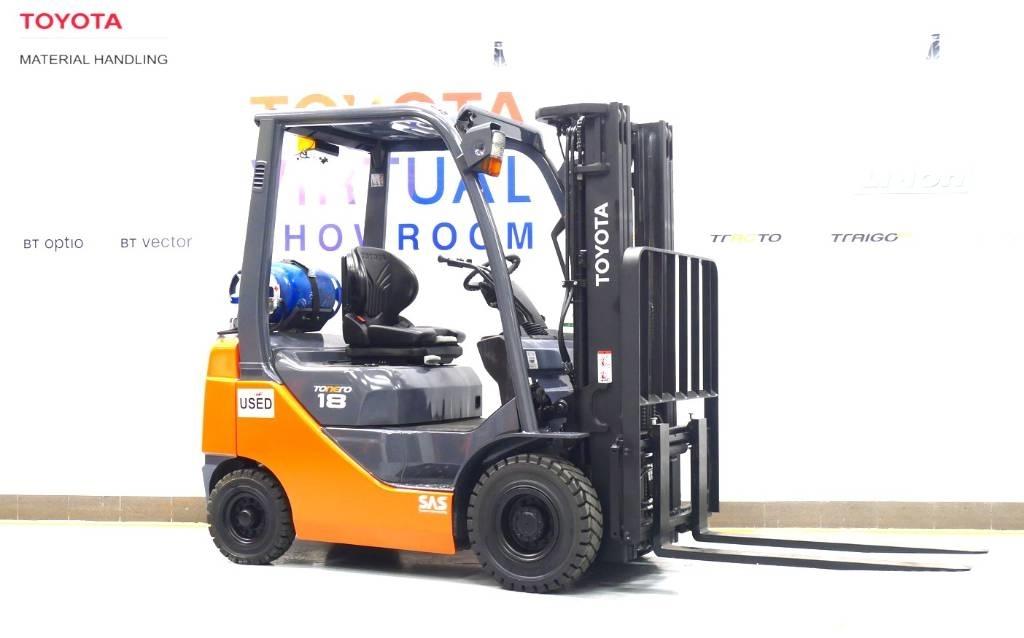 Toyota 02-8FGF18 Propan trucker