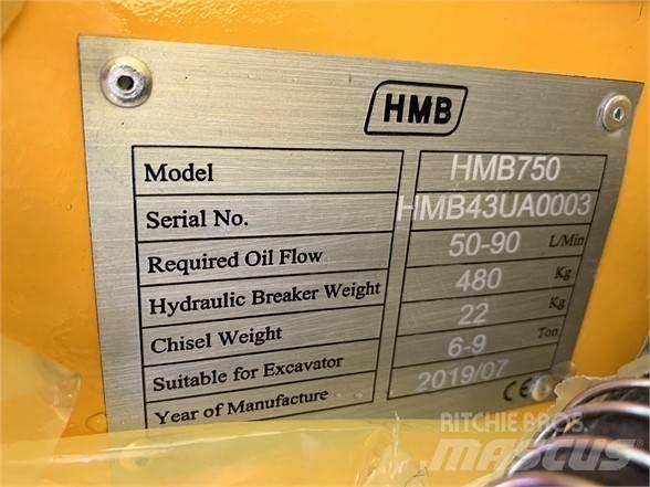 HMB 750 Hydrauliske hammere