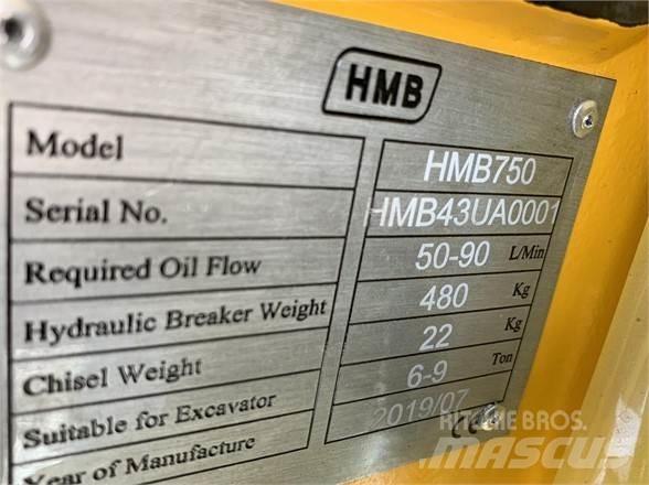 HMB 750 Hydrauliske hammere