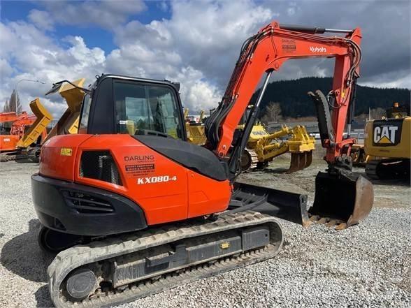 Kubota KX080-4 Beltegraver