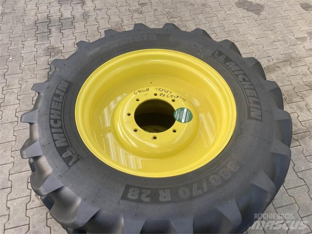 Michelin 380/70R28 Dekk, hjul og felger