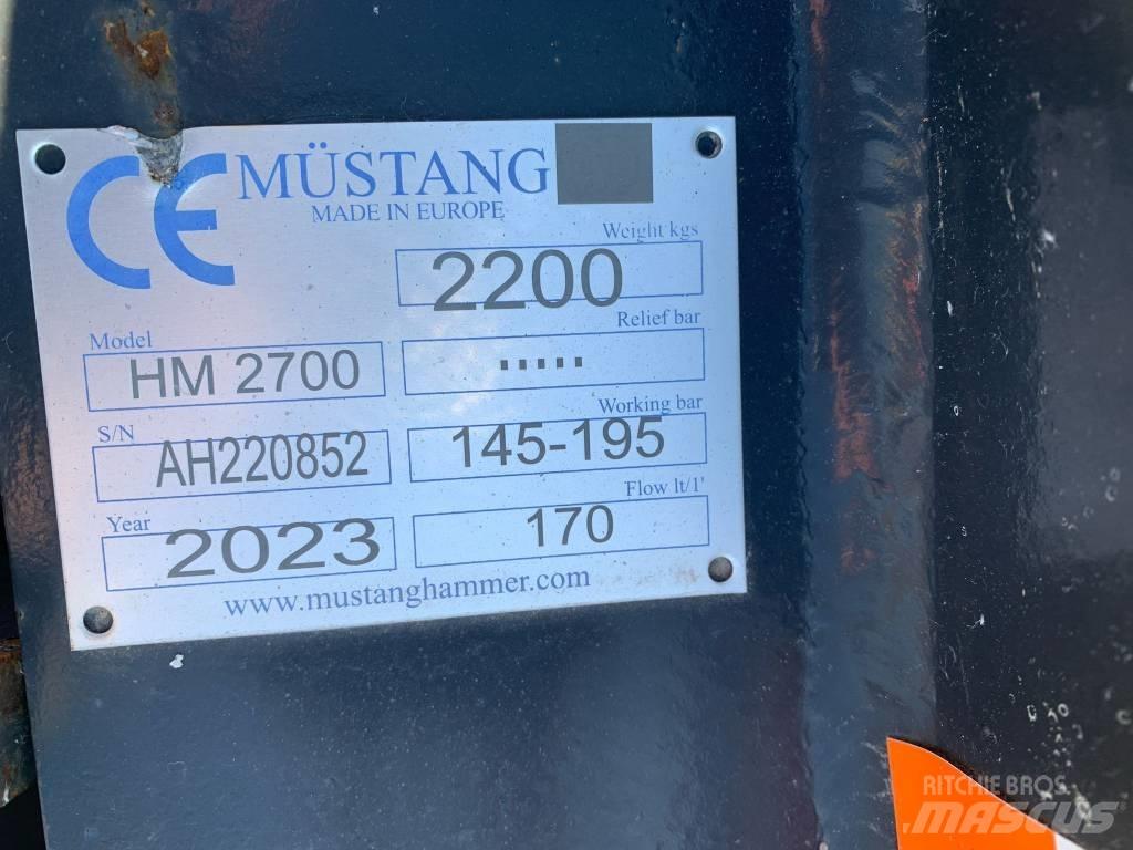 Mustang HM2700 Hydrauliske hammere