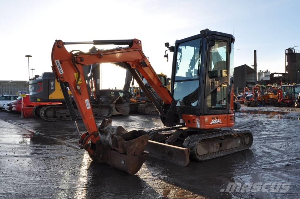 Hitachi ZX 26 U-6 CR Minigravere <7t