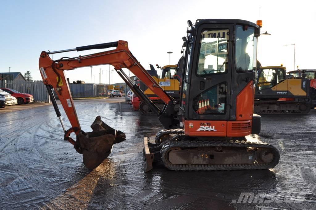 Hitachi ZX 26 U-6 CR Minigravere <7t
