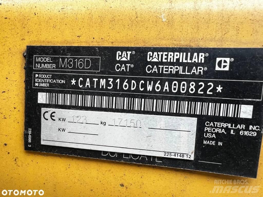 CAT M 316 D Hjulgravere