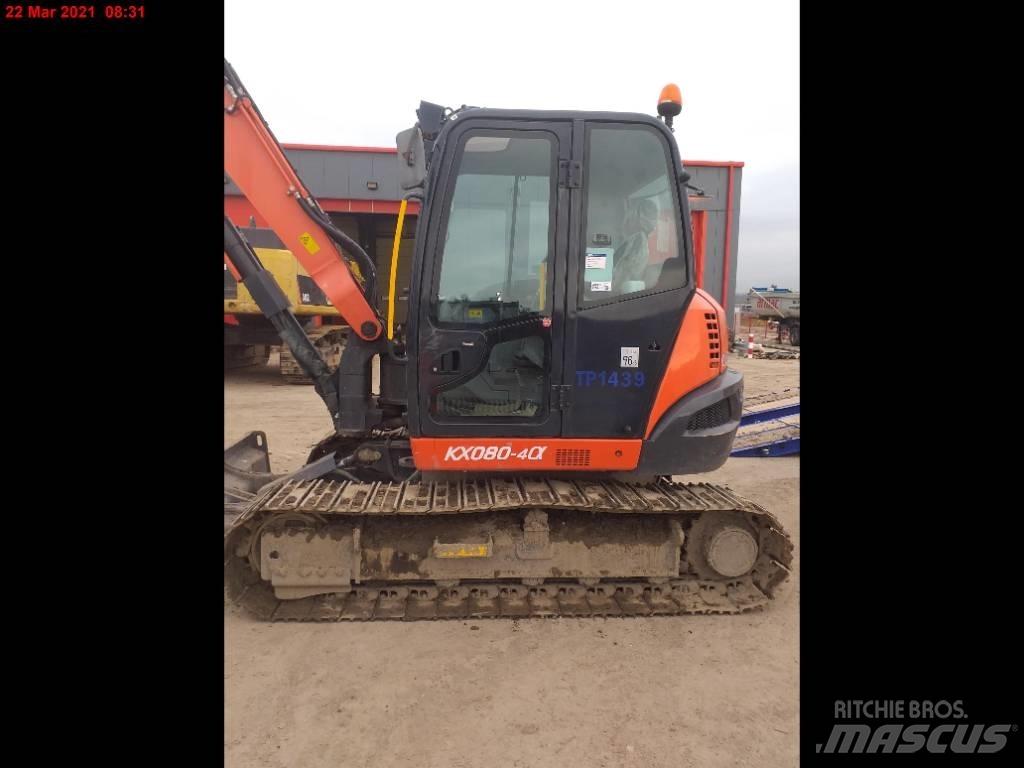 Kubota KX 080-4 Midigravere 7 - 12t