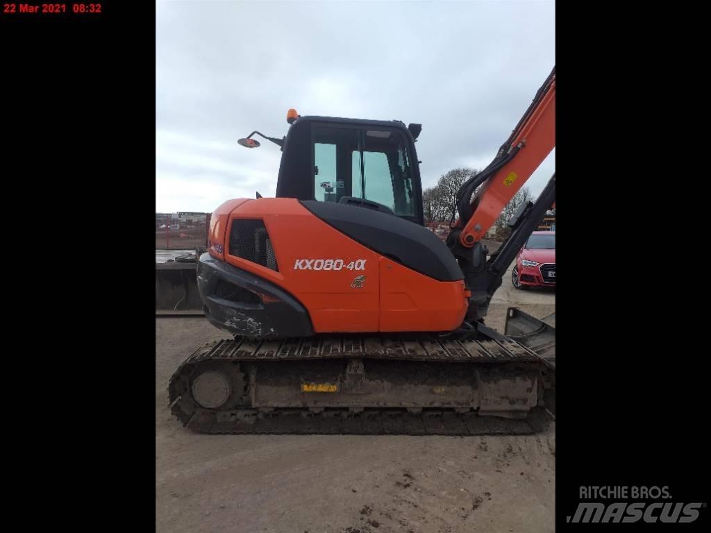 Kubota KX 080-4 Midigravere 7 - 12t