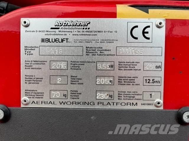 Bluelift SA 18 Selvgående bomlifter