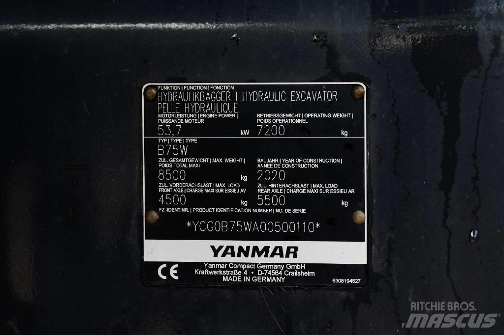 Yanmar B 75 W Hjulgravere