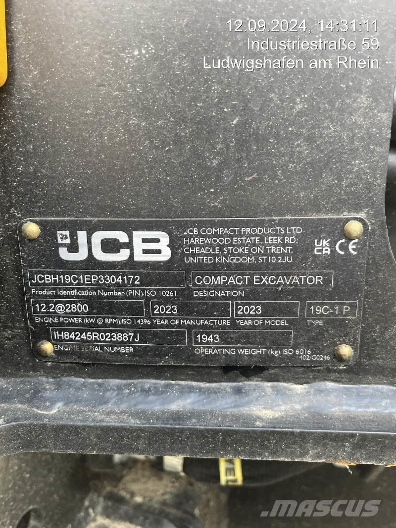 JCB 19C-1 Minigravere <7t