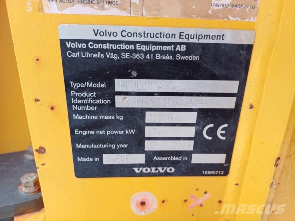Volvo A25G Rammestyrte Dumpere