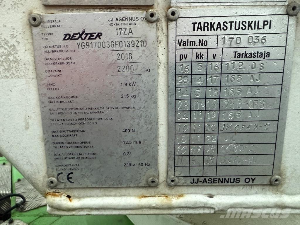 Dexter 17ZA Tilhengerlifter