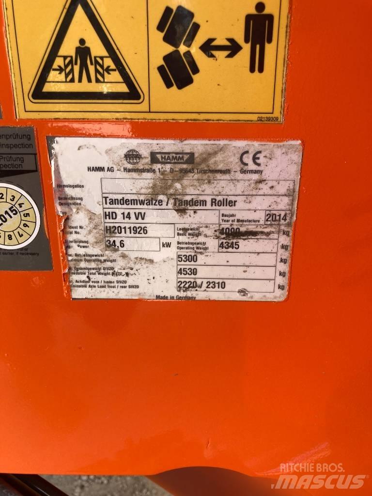 Hamm HD 14 VV Tandem Valser