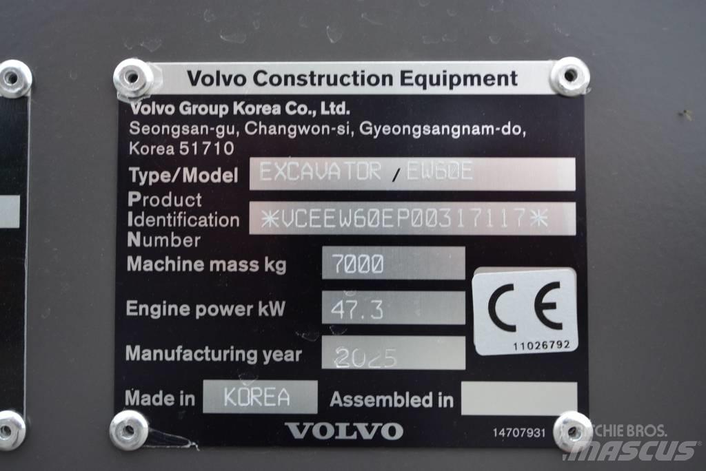 Volvo EW 60 E Minigravere <7t