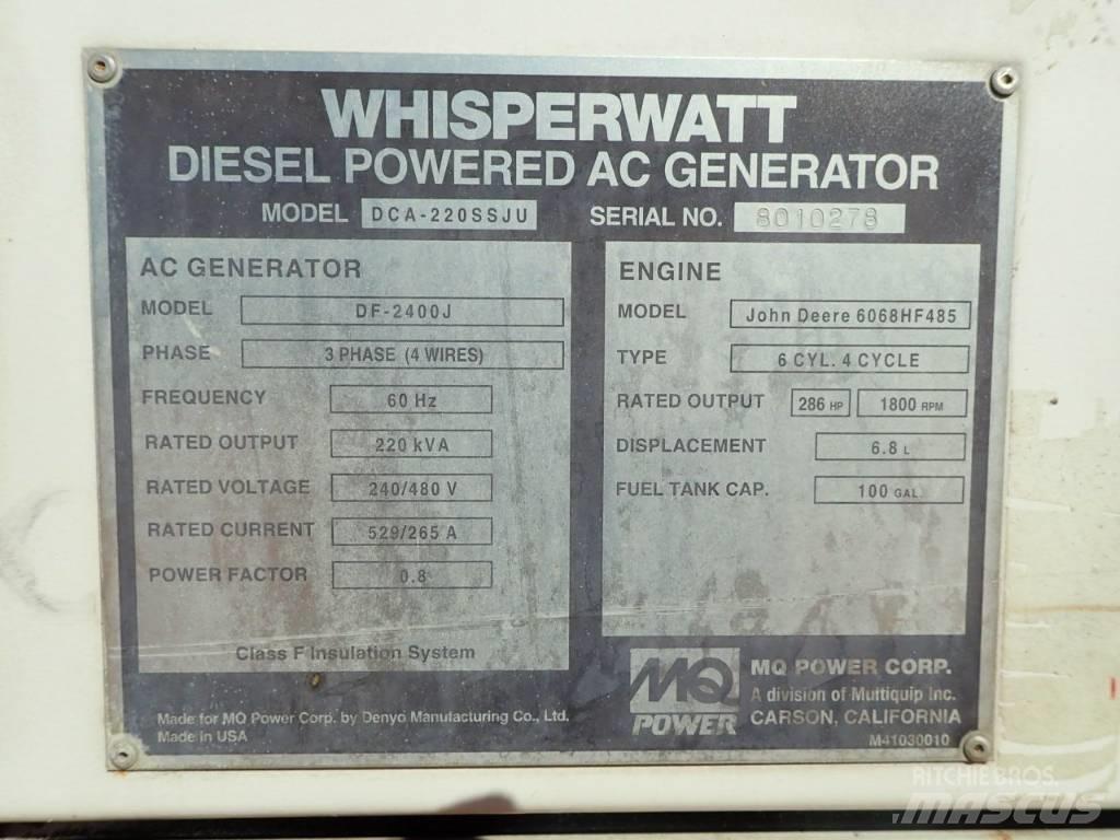 MultiQuip DCA220SSJU Diesel Generatorer