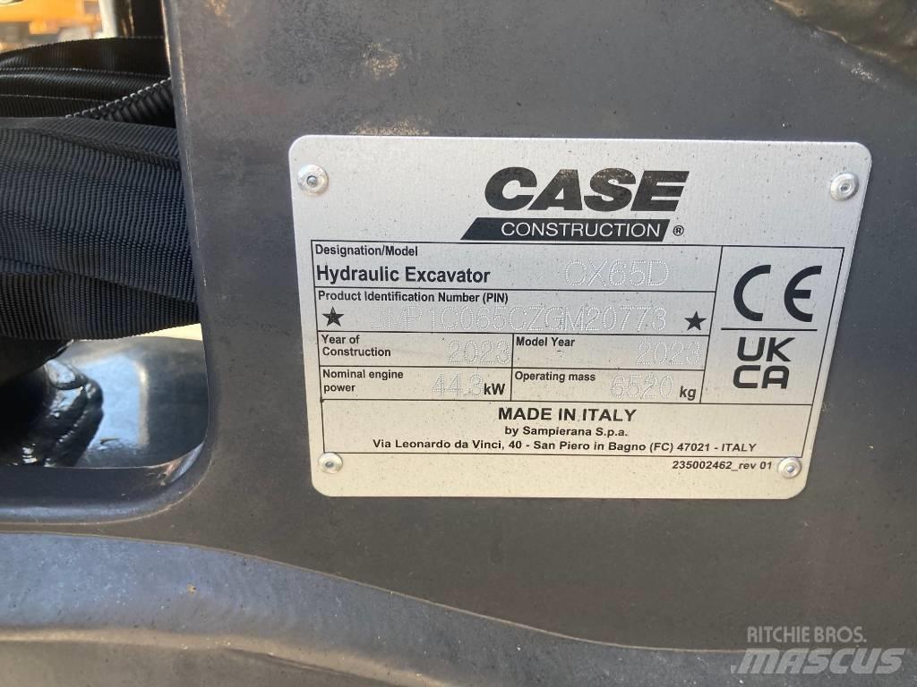 CASE CX65D Minigravere <7t