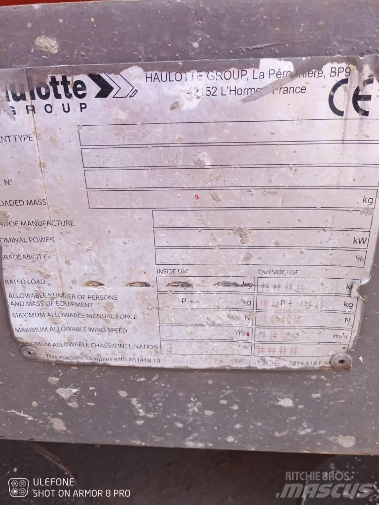 Haulotte Optimum  8 Sakselifter