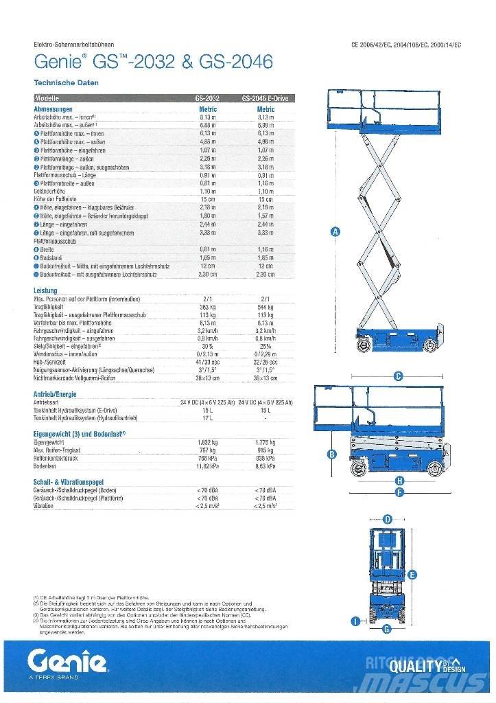 Genie GS 2032 Sakselifter