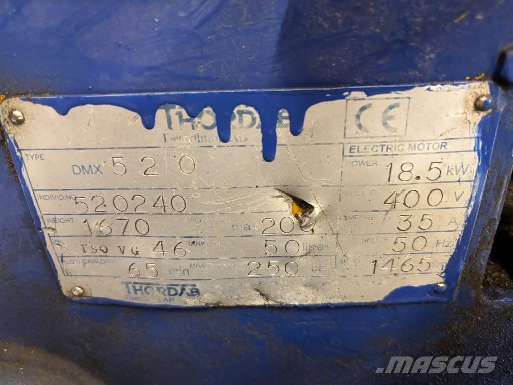  DMX 520 Gravemaskiner for riving