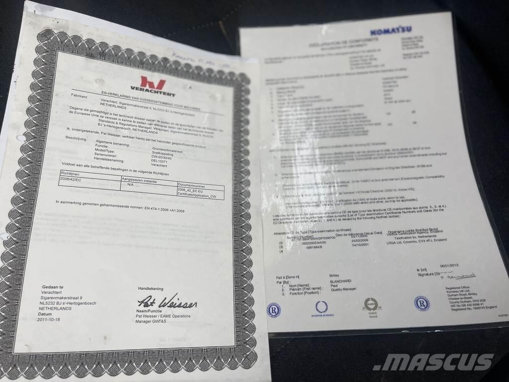 Komatsu PC190 Beltegraver