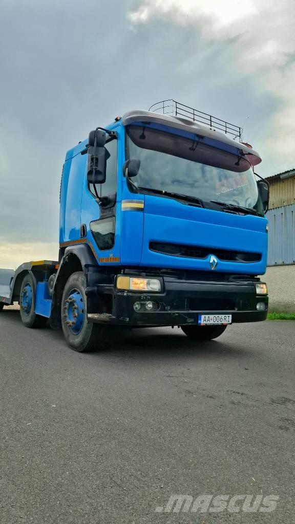 Renault Premium 340 Spesialbiler for transport av skogsmaskiner