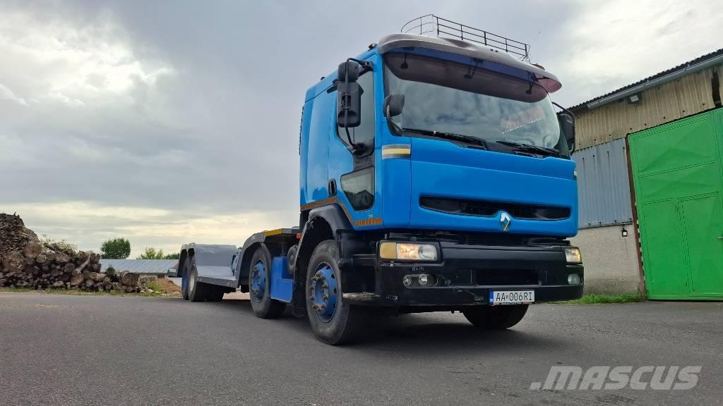 Renault Premium 340 Spesialbiler for transport av skogsmaskiner