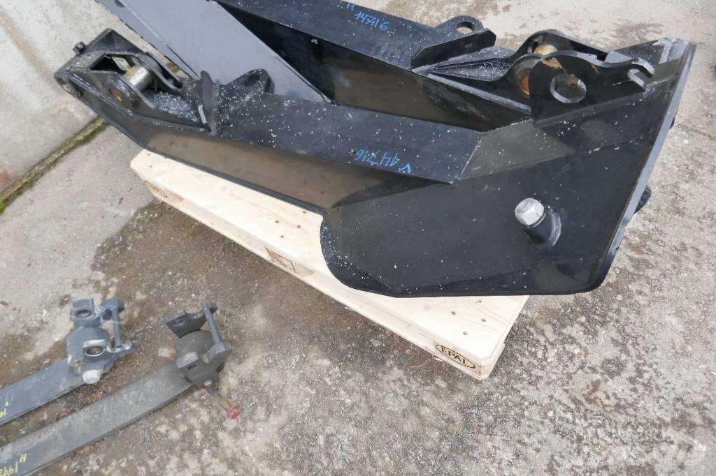  Stödben Huddig 1260E Chassis og understell