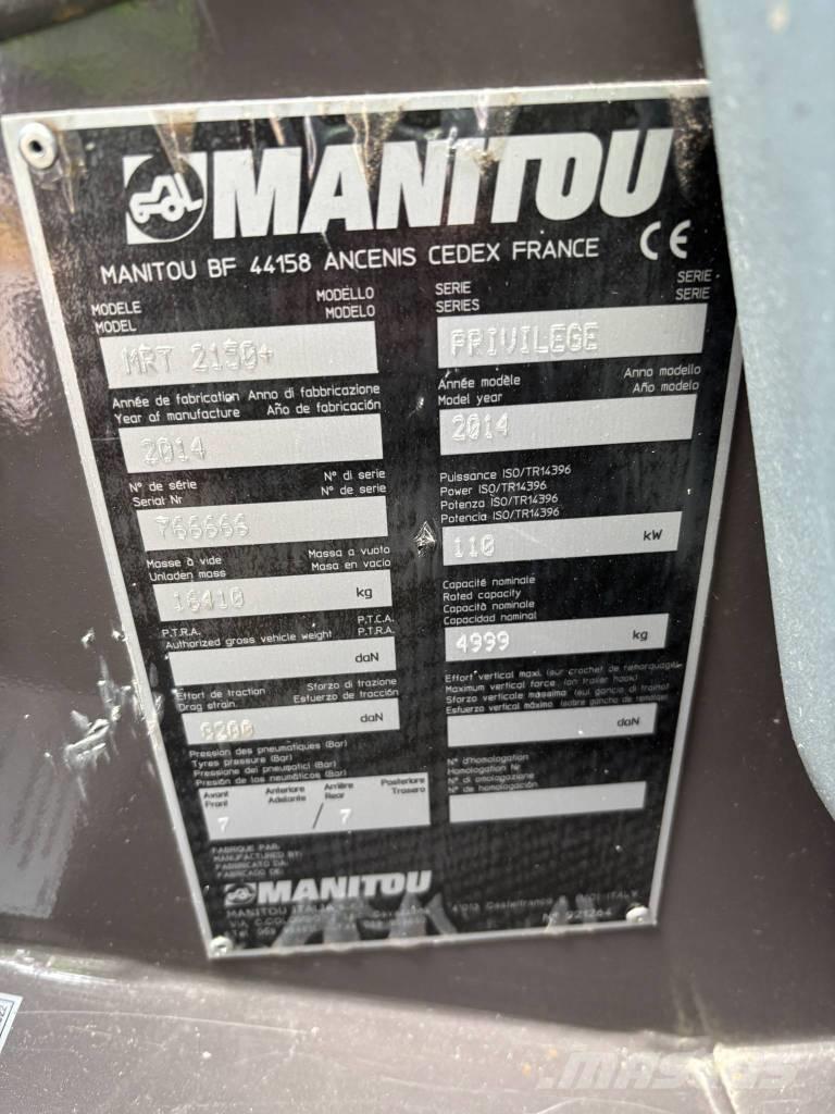 Manitou MRT 2140+ Teleskoplastere