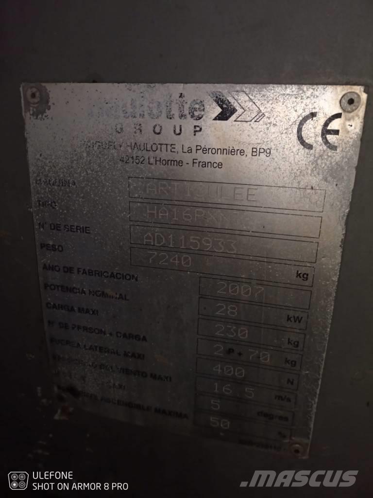 Haulotte HA 16 PX NT Leddede bomlifter