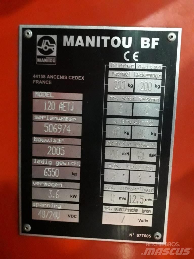 Manitou 120 AETJ Leddede bomlifter