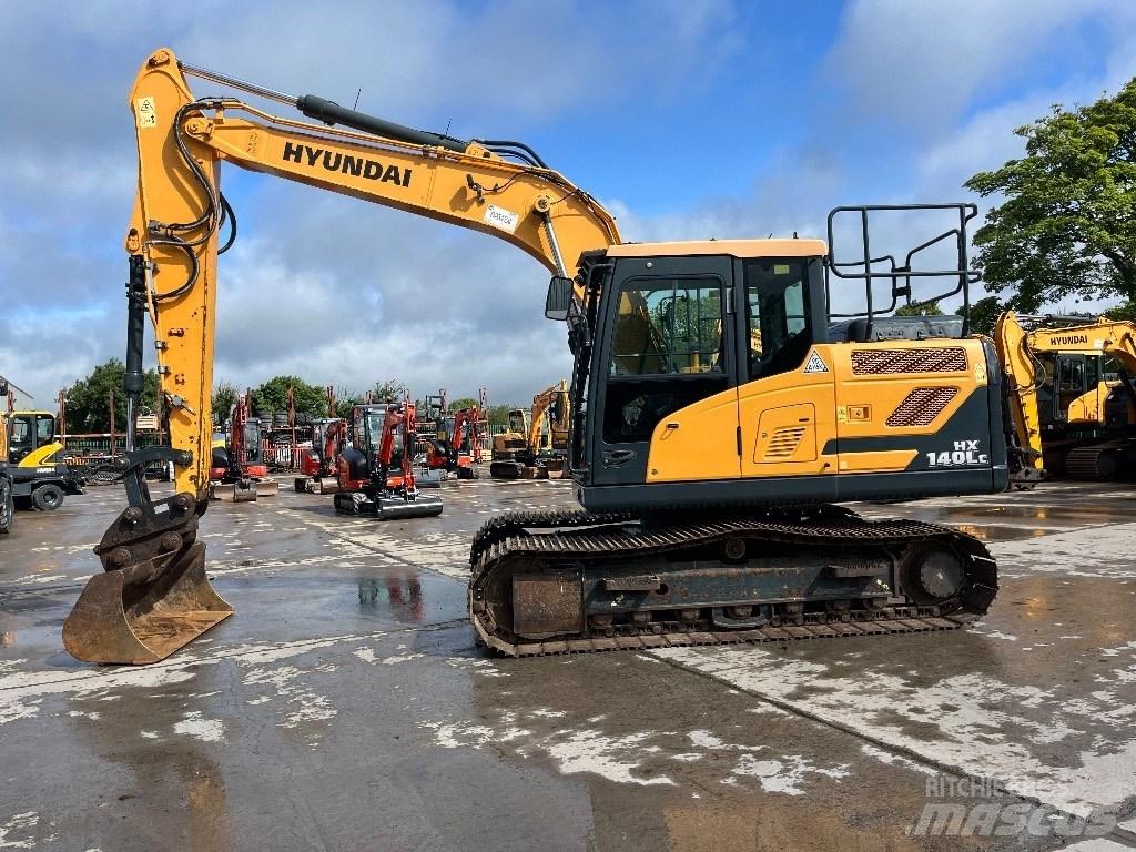 Hyundai HX140LC Beltegraver