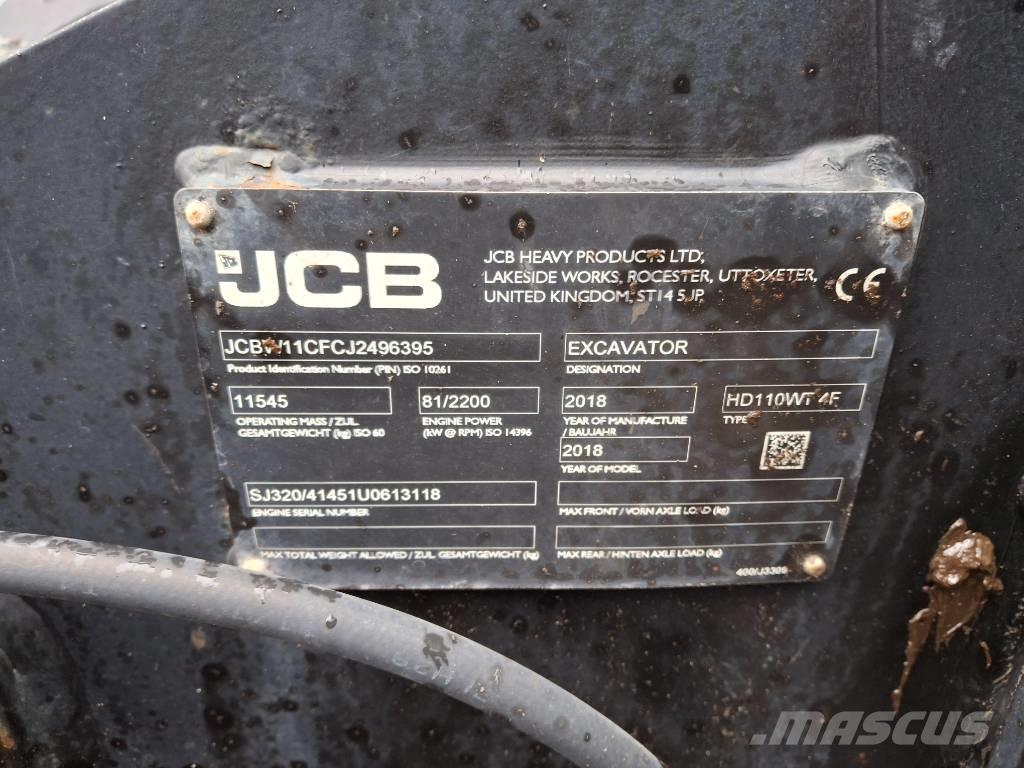 JCB 110 W Hydradig Hjulgravere