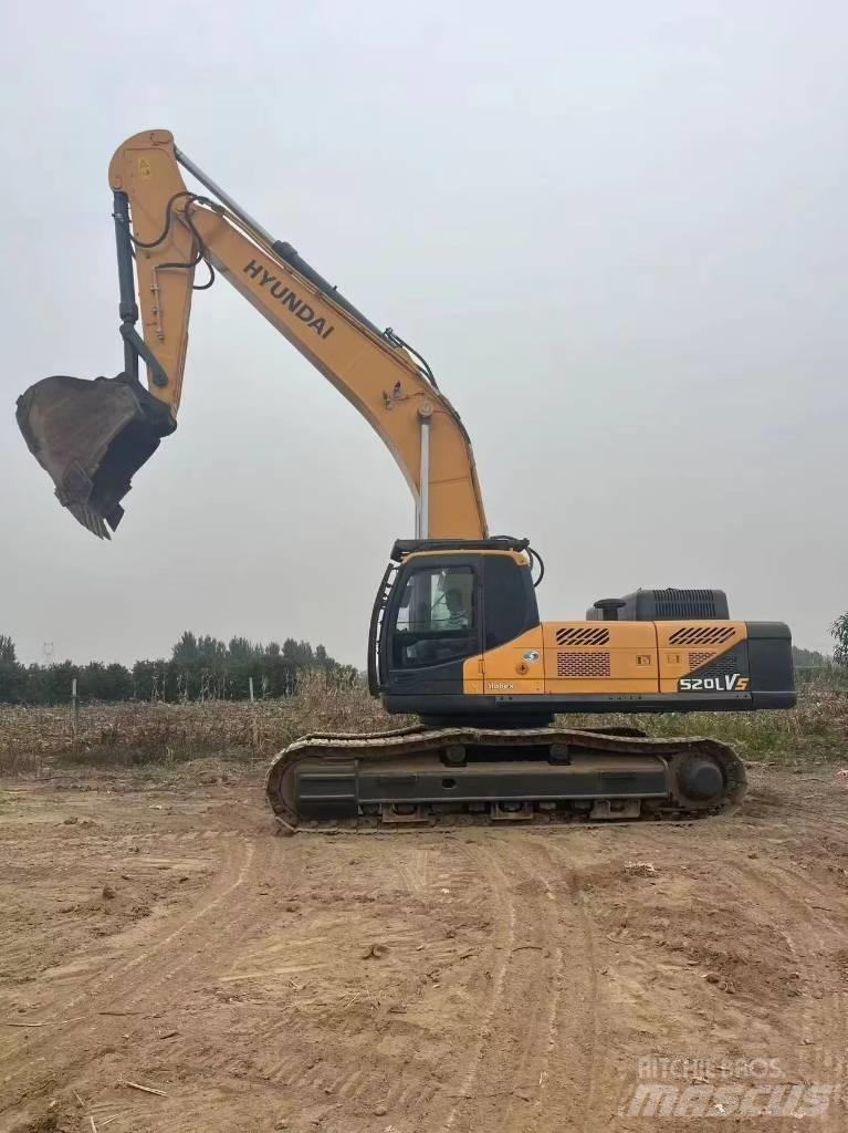 Hyundai Robex 520 VS Beltegraver