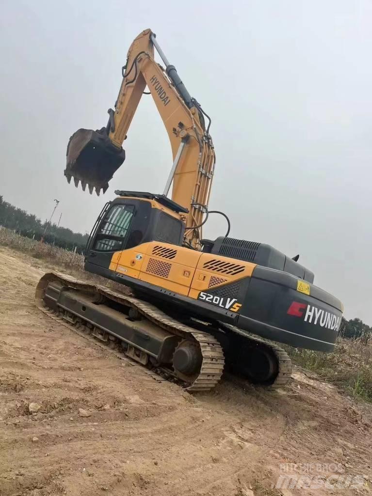 Hyundai Robex 520 VS Beltegraver
